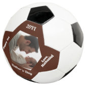 初めての父の日フォトフットボール サッカーボール (3/4)