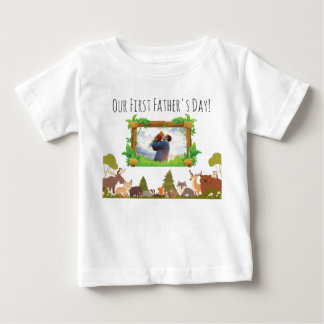 初めての父の日ベビーTシャツ ベビーTシャツ
