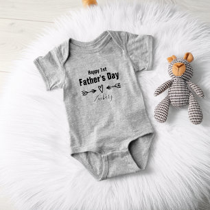 初めての父の日 オーダーメイド ベビーボディスーツ