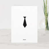 初めての父の日 タイ..Ed Up フォトカード カード (裏面)