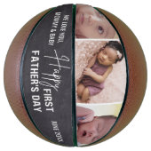 初めての父の日、フォトチャルクボード3 バスケットボール (縦)