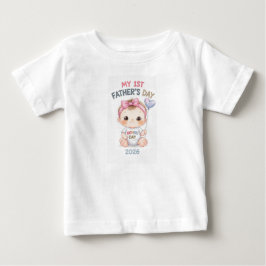 初めての父の日 ベビー服 - 初めての父の日 ベビーTシャツ