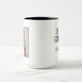 初めての父の日、初めてのパパ写真 マグカップ (中央)