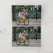 初めての父の日 箔グリーティングカード (内側レイダウン)