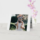 初めての父の日 箔グリーティングカード (蘭)