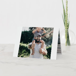 初めての父の日 箔グリーティングカード