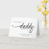 初めての父の日 赤ちゃんを授かったパパへ カード (黄色い花)