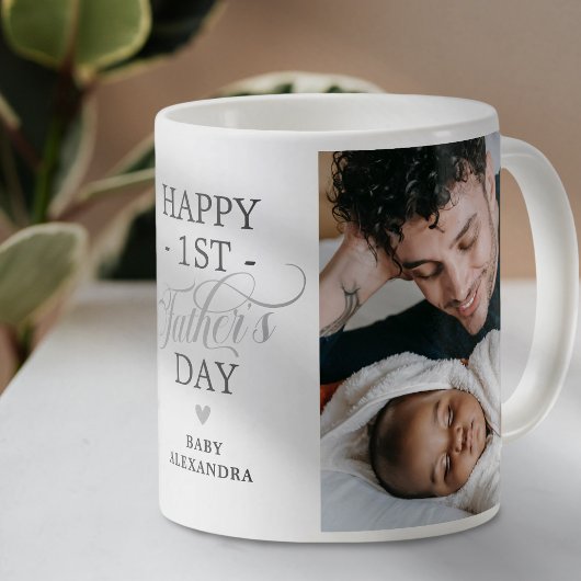 初めての父の日 2枚の写真 コーヒーマグカップ