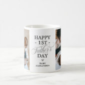 初めての父の日 2枚の写真 コーヒーマグカップ (中央)