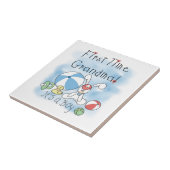 . .初めての男の子のおばあちゃん タイル (側面)