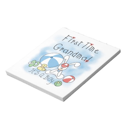 . .初めての男の子のおばあちゃん ノートパッド (回転)