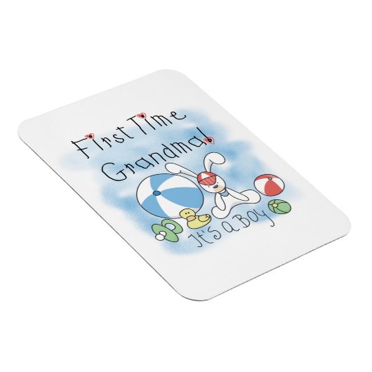 . .初めての男の子のおばあちゃん マグネット (右側)