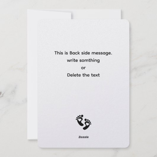 初めての祖母妊娠発表カード シーズンカード (裏面)