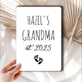 初めての祖母妊娠発表カード シーズンカード