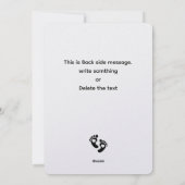 初めての祖母 妊娠発表カード シーズンカード (裏面)