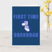 初めての祖父のTシャツおよびギフト カード (黄色い花)