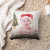 初めての祖父母のクリスマス ファミリー クッション (ブランケット)