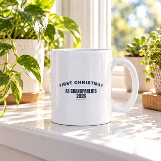 初めての祖父母クリスマス 2026 楽しいマグカップ コーヒーマグカップ