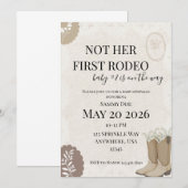 初めての経験ではない 招待状 (正面/裏面)