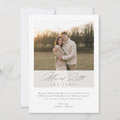 初めての結婚クリスマス Married Little Christmas 新婚 シーズンカード (正面)