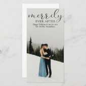 初めての結婚 おめでとう フォト シーズンカード (正面/裏面)