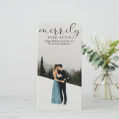 初めての結婚 おめでとう フォト シーズンカード (スタンド正面)