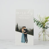 初めての結婚　幸せなフォト シーズンカード (スタンド正面)