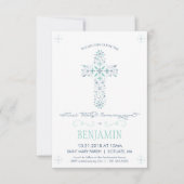 初めての聖体拝領の招待状（小）男子用招待 招待状 (正面)