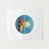 初めての聖体拝領の杯と聖体 タペストリー (正面(横))