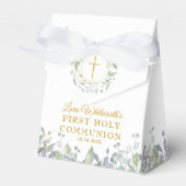 初めての聖体拝領グリーン・フォリアージ フェイバーボックス (正面サイド)