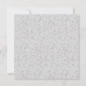 初めての聖体拝領 エレガント シルバー スターダスト 招待状 (裏面)