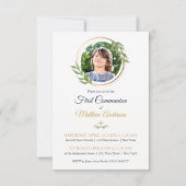 初めての聖体拝領 オーダーフォトグラフィー 招待状 (正面)