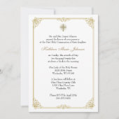 初めての聖体拝領 カトリック イエス 聖体拝領 招待状 (正面)