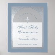 初めての聖体拝領 シルバーアーチ ダスティーブルー ウェルカム