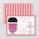 初めての聖体拝領 ハンドサニタイザー 記念カード 招待状 (正面/裏面)