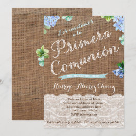 初めての聖体拝領 ラテン系の招待状 招待状
