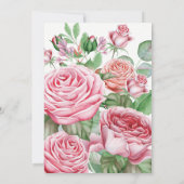 初めての聖体拝領 女の子 宗教 十字架 招待状 (裏面)