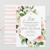 初めての聖体拝領 招待状 (正面/裏面)