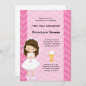 初めての聖体拝領 招待状 (正面/裏面)
