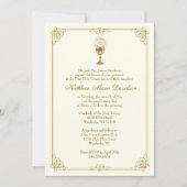 初めての聖体拝領 聖心の幼子イエス 招待状 (正面)