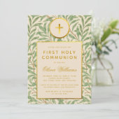 初めての聖体拝領 葉の模様 偽の金 中立的な性別 招待状 (スタンド正面)
