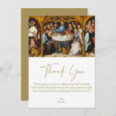 初めての聖餐式でイエス様に感謝 (正面/裏面)