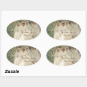 初めての聖餐式を祝福せよ 楕円形シール (シート)