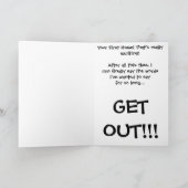 初めての自宅のお祝いカード カード (内部)