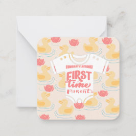 初めての親： ノートカード