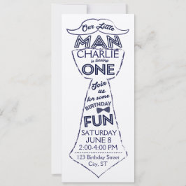 初めての誕生日のタイブリ/ヒゲ招待状 招待状