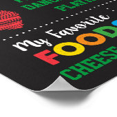 初めての誕生日マイルストーン ポスター (角)