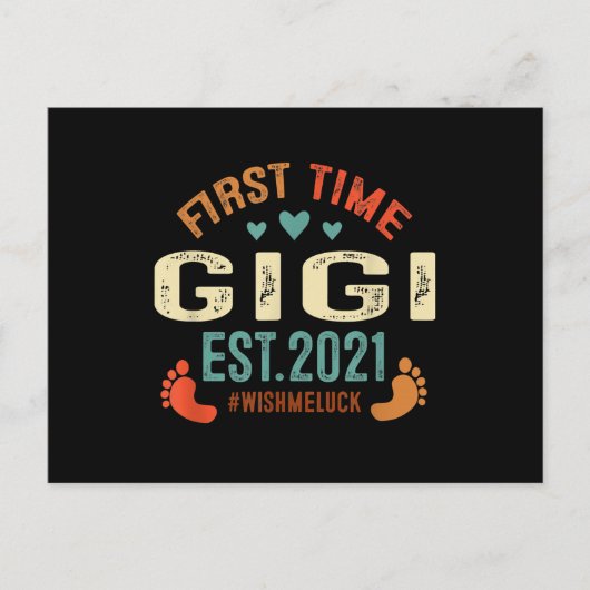初めてのGigi 2021年昇格 Gigi 2021 インビテーションポストカード (正面)