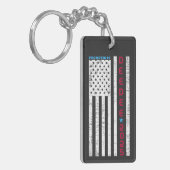 初めてディーディーダディに昇進パパ キーホルダー (正面左)