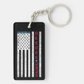 初めてディーディーダディに昇進パパ キーホルダー (裏面)